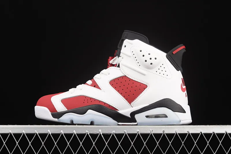 All categories Air Jordan Jordan series basketball shoes Air Jordan 6 G version Air Jordan "Carmine" AJ6 Joe 6 Rouge White and Red 2021 replica high-top basketball shoes CT8529-106